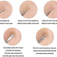 White Stainless Steel Blackhead Remover Needle