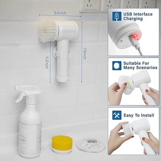 TwistClean™ – Smart Spin Scrubber | Tiles, Floors & Corners,Kitchen Sparkling