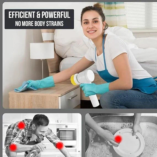 TwistClean™ – Smart Spin Scrubber | Tiles, Floors & Corners,Kitchen Sparkling