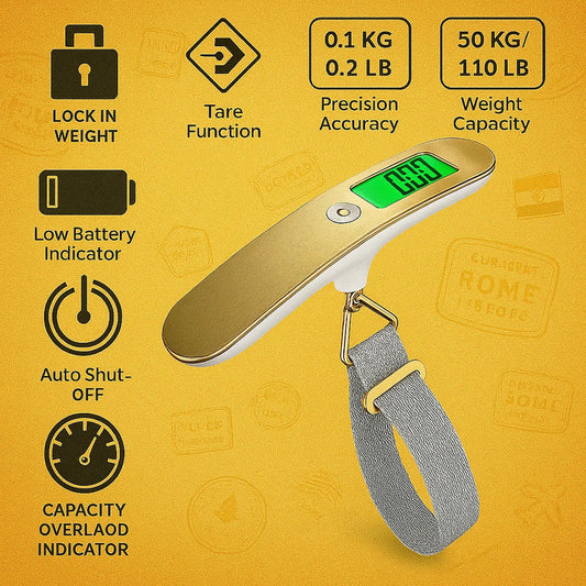 Digital Luggage Weighing Scale – Travel Smart, Travel Light ✈️