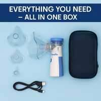 LungEase Mesh – Fast, Effective Relief | Compact Mesh Nebulizer