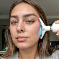 Wrinkle Remover Face Massager with 9 Modes Slimming and Uplift Wand - Eye, Face, Neck Massage