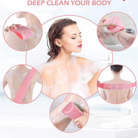 Silicone Scrub & Massage Tool || Silicone back scrubber
