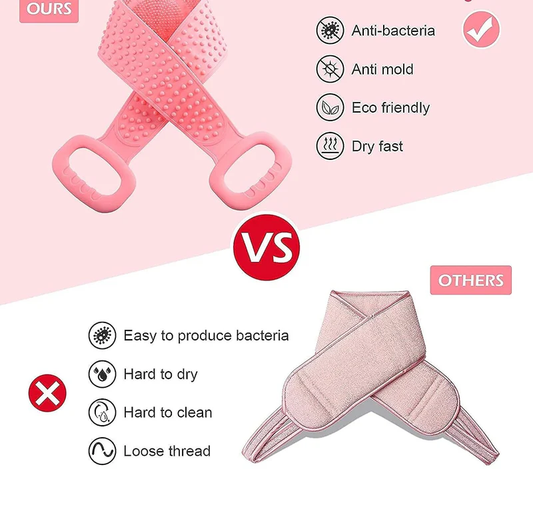 Silicone Scrub & Massage Tool || Silicone back scrubber