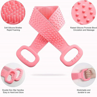 Silicone Scrub & Massage Tool || Silicone back scrubber