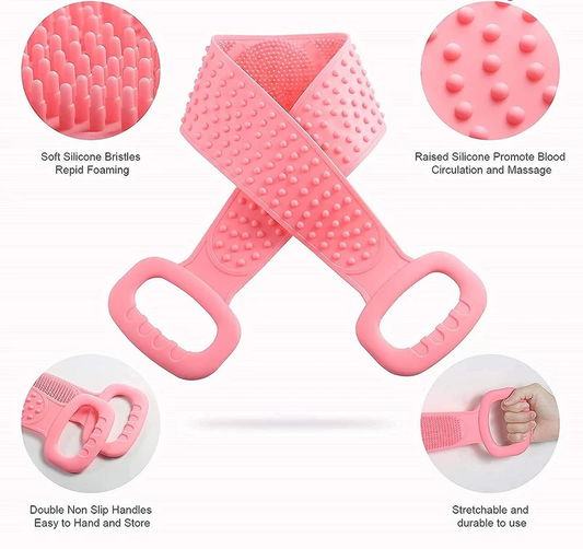 Silicone Scrub & Massage Tool || Silicone back scrubber