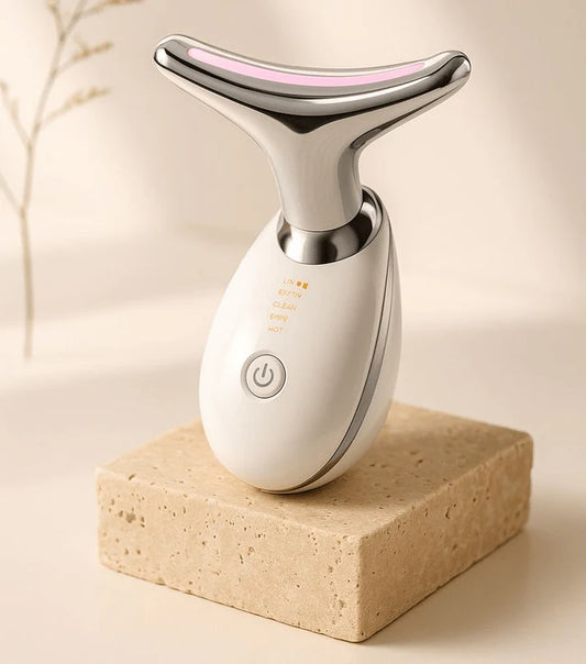 Wrinkle Remover Face Massager with 9 Modes Slimming and Uplift Wand - Eye, Face, Neck Massage