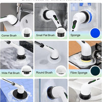 9-in-1 Electric Cleaning Brush – One Tool, Total Clean,scraper