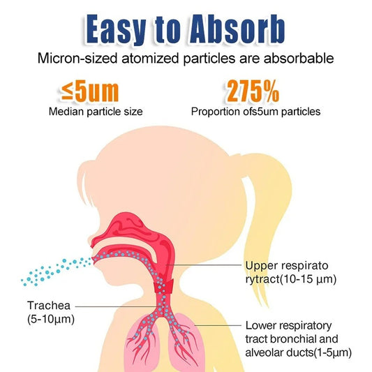 LungEase Mesh – Fast, Effective Relief | Compact Mesh Nebulizer